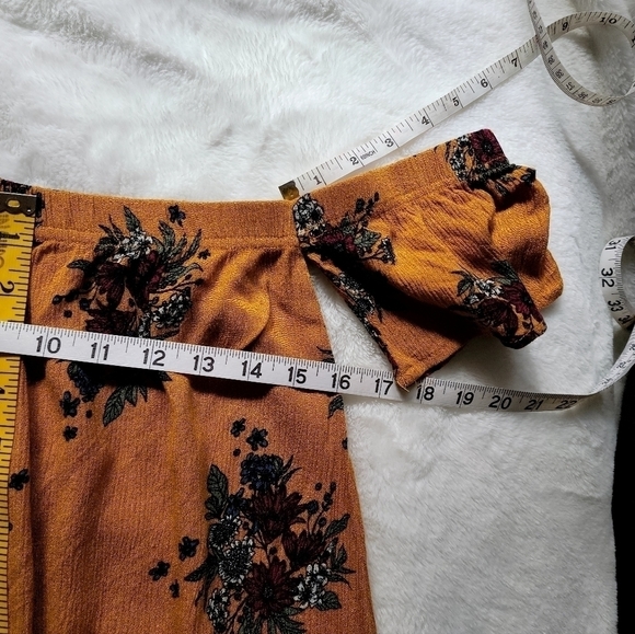 Lira Floral Flowy Boho Tunic Dress Top - Picture 9 of 11